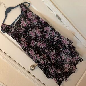 Torrid high-low floral tunic